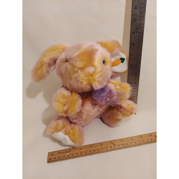 Walmart Easter Bunny Rabbit Carrot Ear 1990's Stuffed Animal Plush Vintage NEW - Picture 10 of 10